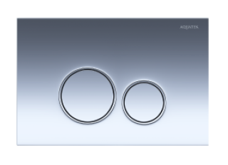 Кнопка смыва Aquatek KDI-0000018 хром глянцевый